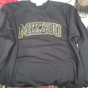 Mizzou‎ University of Missouri Tigers Champion Black Sweatshirt XL